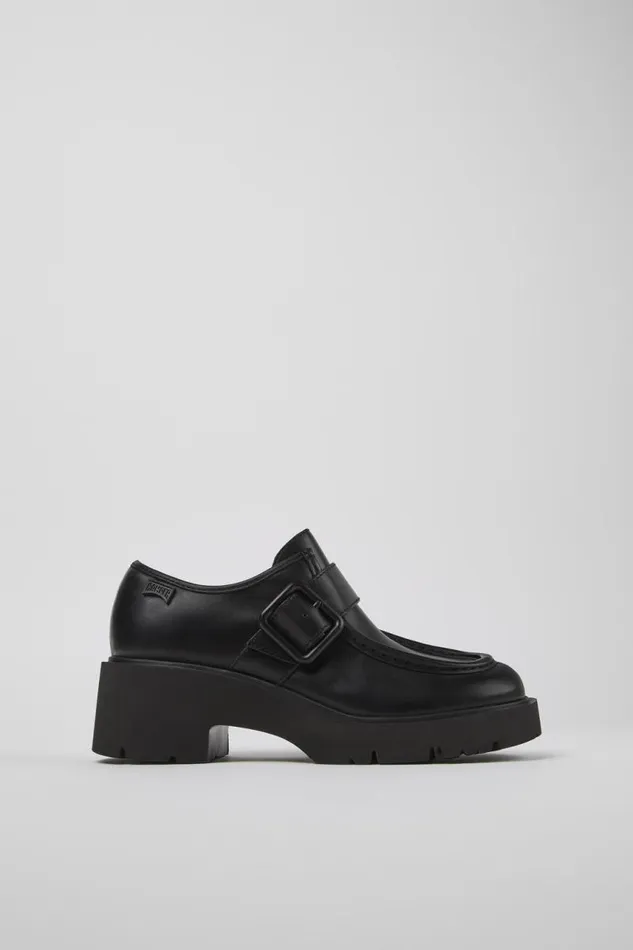 Women Camper Casual Shoes Milah Black Leather Shoes Women Camper Casual Shoes Milah Black Leather Shoes