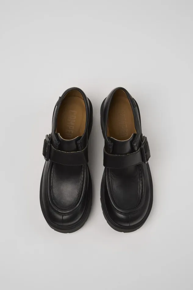 Women Camper Casual Shoes Milah Black Leather Shoes Women Camper Casual Shoes Milah Black Leather Shoes
