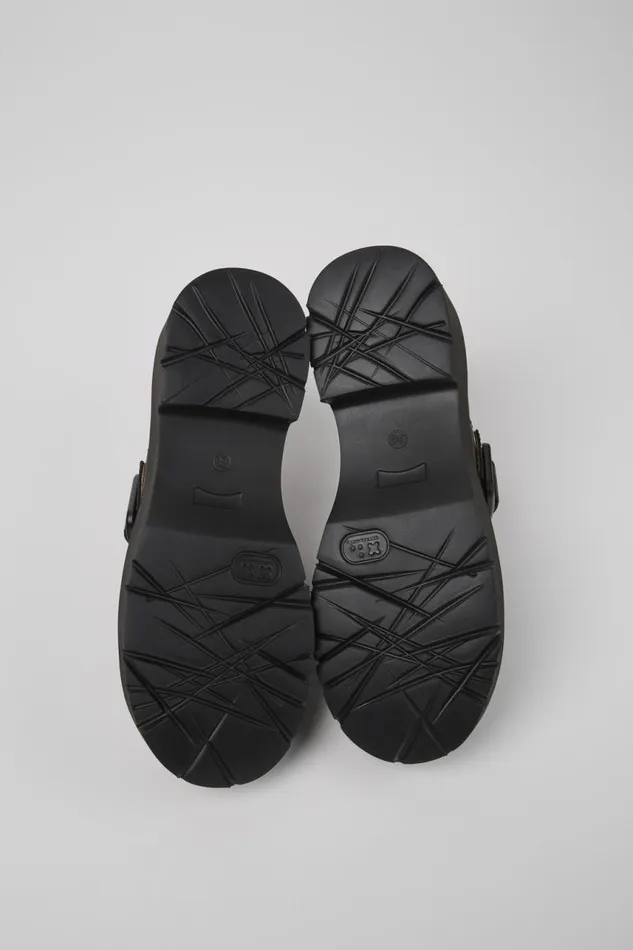 Women Camper Casual Shoes Milah Black Leather Shoes Women Camper Casual Shoes Milah Black Leather Shoes