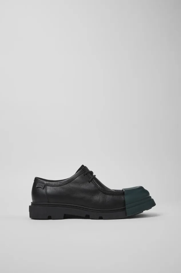 Women Camper Formal Shoes Junction Black Leather Shoes