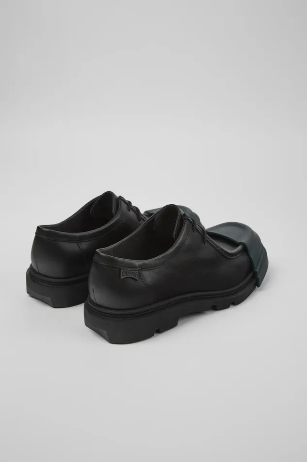 Women Camper Formal Shoes Junction Black Leather Shoes