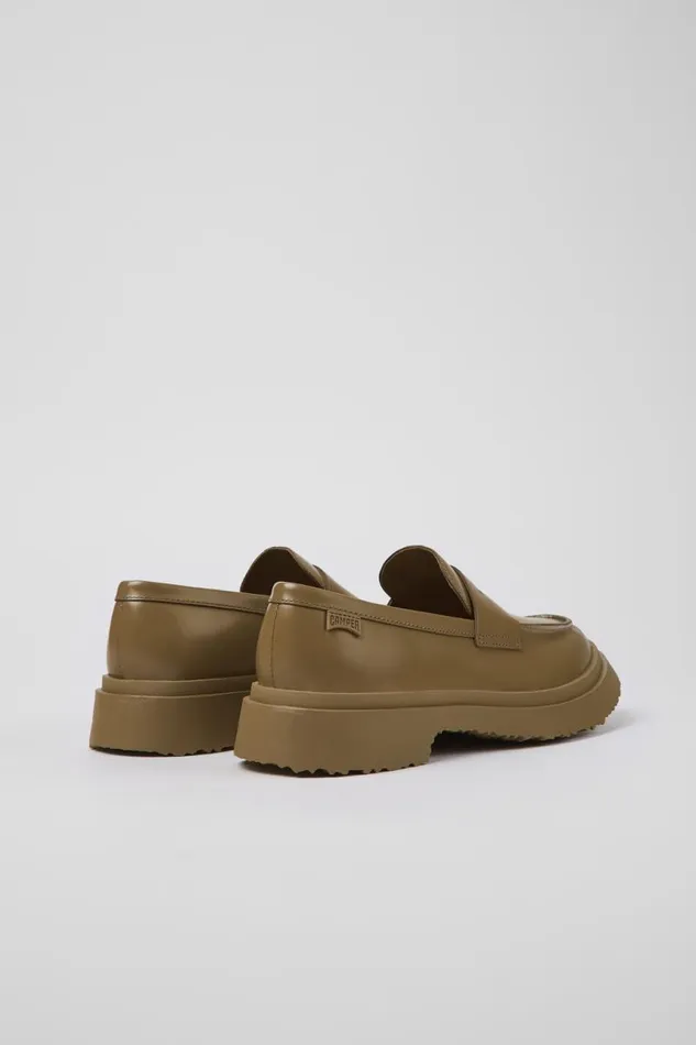Women Camper Formal Shoes Walden Brown Leather Loafer Women Camper Formal Shoes Walden Brown Leather Loafer