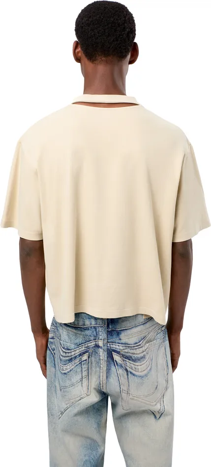 Women Camper Jersey TShirt Beige Cotton Tshirt Women Camper Jersey TShirt Beige Cotton Tshirt