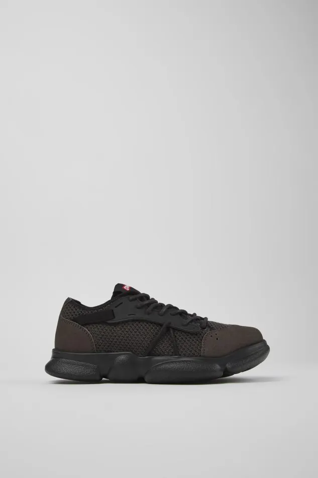 Women Camper Sneakers Karst Gray And Black TENCEL and MIRIUM Sneaker Women Camper Sneakers Karst Gray And Black TENCEL and MIRIUM Sneaker