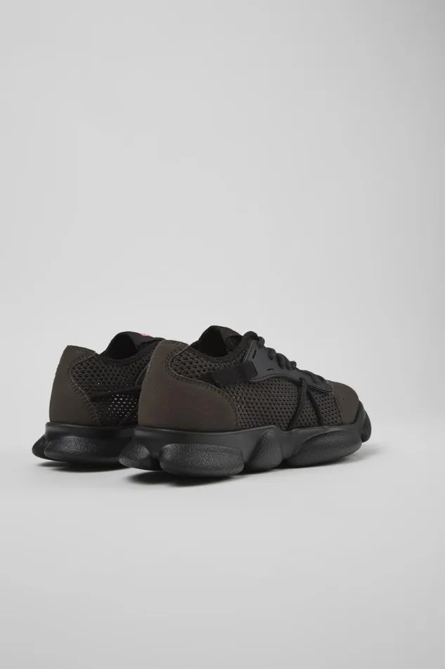 Women Camper Sneakers Karst Gray And Black TENCEL and MIRIUM Sneaker Women Camper Sneakers Karst Gray And Black TENCEL and MIRIUM Sneaker