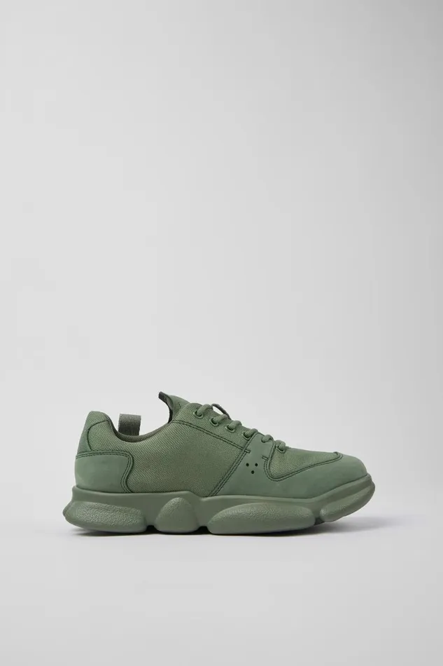 Women Camper Sneakers Karst Green Leather And Recycled PET Sneakers Women Camper Sneakers Karst Green Leather And Recycled PET Sneakers