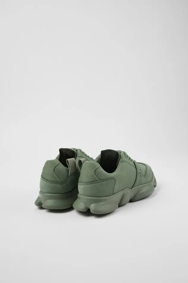 Women Camper Sneakers Karst Green Leather And Recycled PET Sneakers Women Camper Sneakers Karst Green Leather And Recycled PET Sneakers