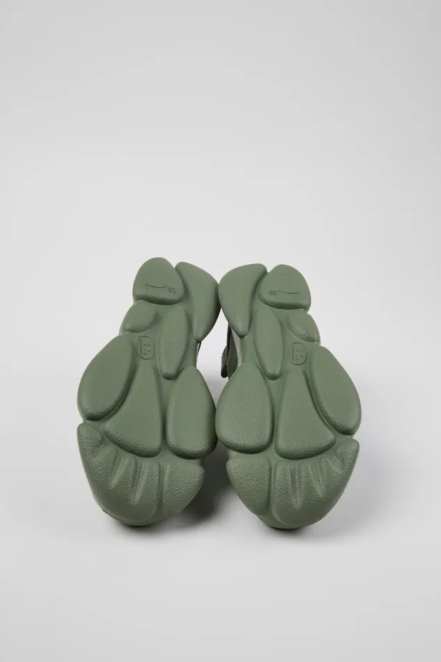 Women Camper Sneakers Karst Green Leather And Recycled PET Sneakers Women Camper Sneakers Karst Green Leather And Recycled PET Sneakers