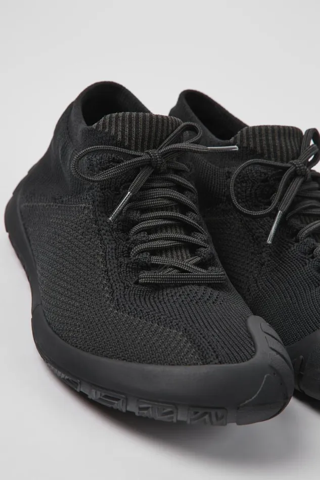 Women Camper Sneakers Path Black Textile Sneakers