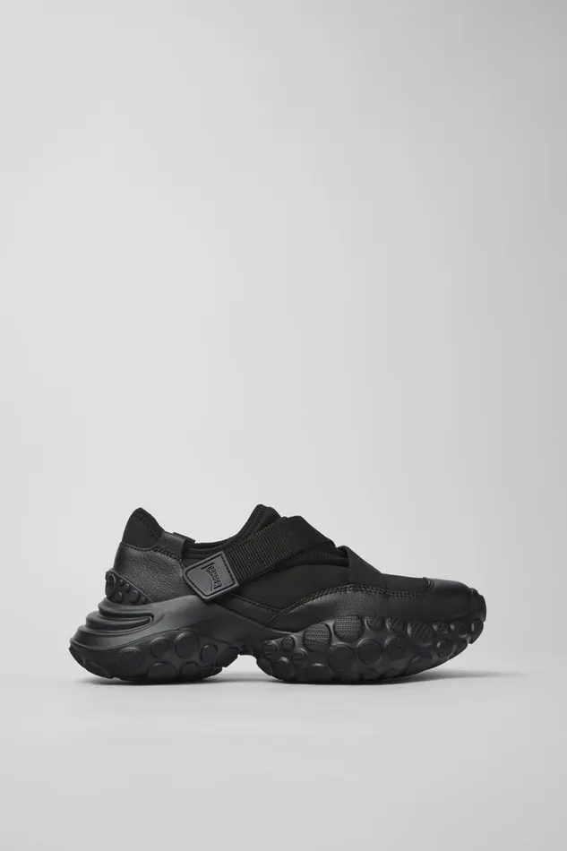 Women Camper Sneakers Pelotas Mars Black TextileLeather Sneaker Women Camper Sneakers Pelotas Mars Black TextileLeather Sneaker
