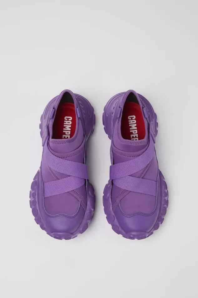 Women Camper Sneakers Pelotas Mars Purple TextileLeather Sneaker Women Camper Sneakers Pelotas Mars Purple TextileLeather Sneaker