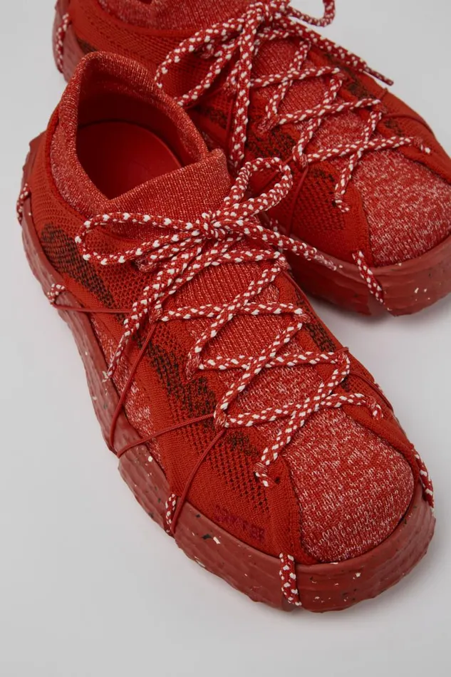 Women Camper Sneakers ROKU Red Sneaker