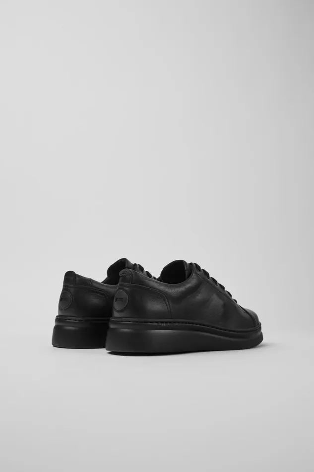 Women Camper Sneakers Runner Up Black Leather Sneakers