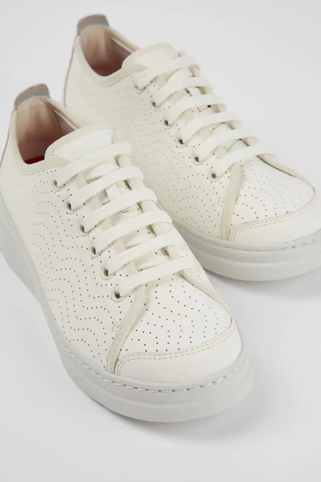 Women Camper Sneakers Runner White Leather Sneaker