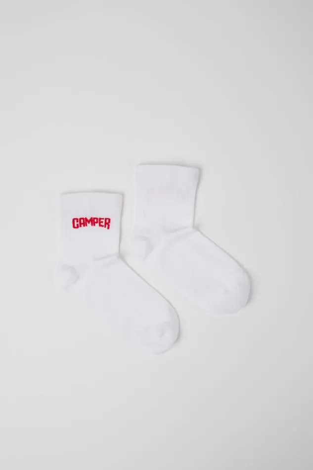 Women Camper Socks Socks White Organic Cotton Socks