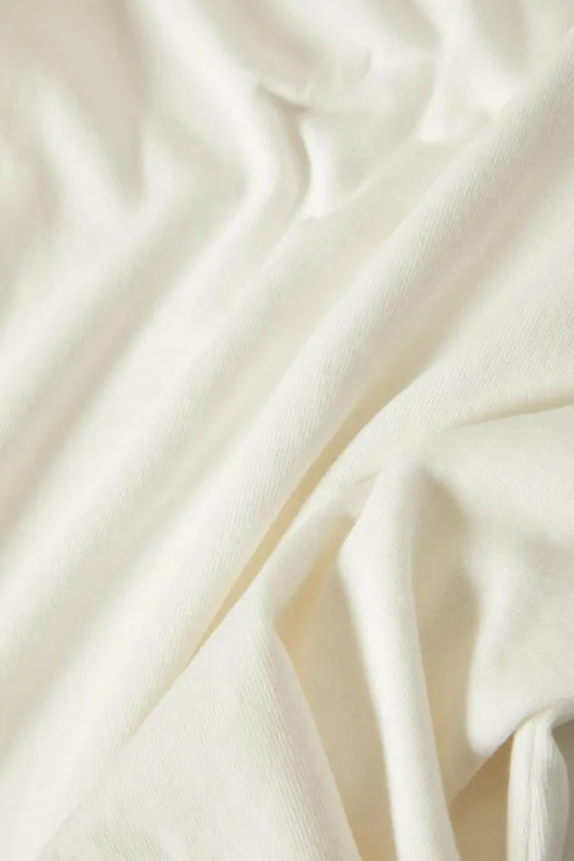 Women Carefree Organic Garment Dye Perfect TShirt Off White Brixton Tops