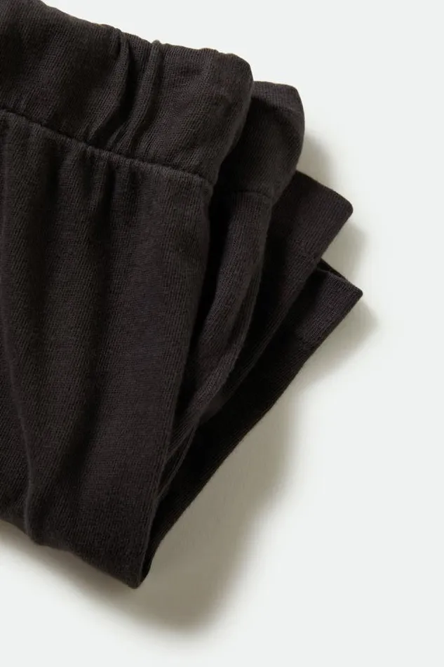 Women Carefree Organic Garment Dyed Lounge Short Black Brixton Shorts