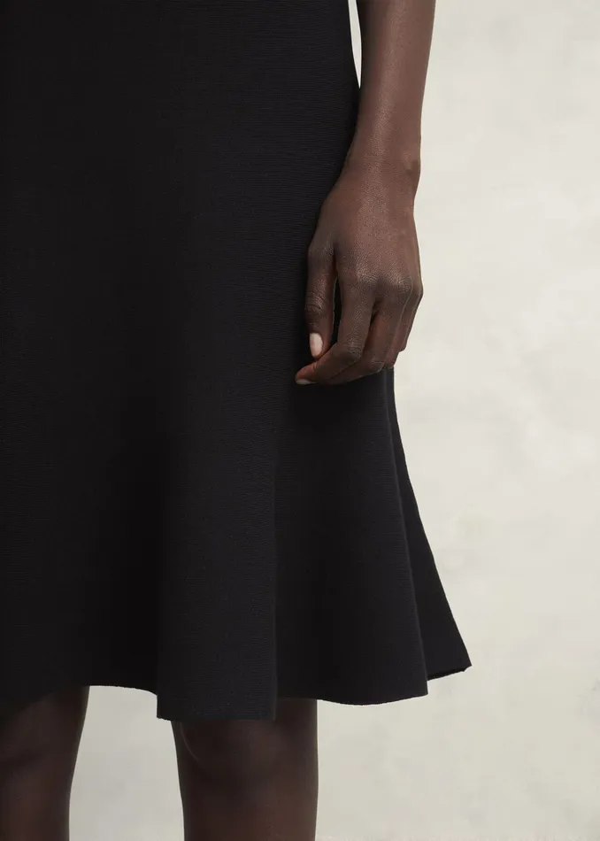 Women Cece Knitted Dress Hobbs Black Hobbs Dresses and Jumpsuits