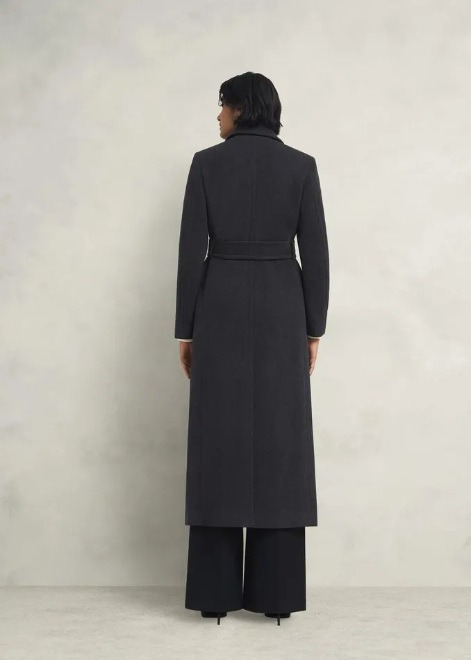 Women Clarendon Wool Blend Coat Charcoal Hobbs Coats and Jackets