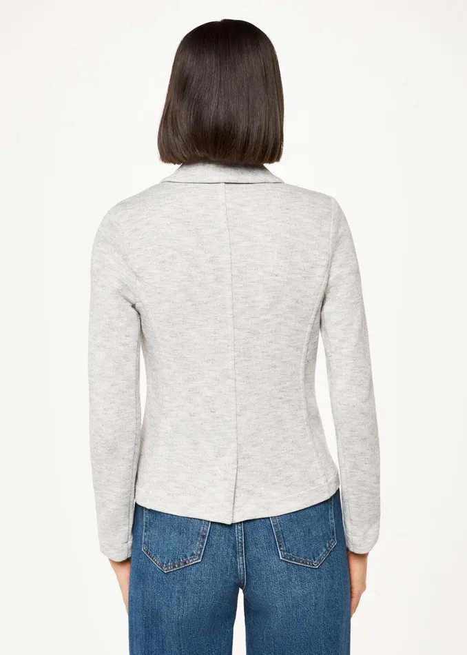 Women Coats and Jackets Whistles Grey Slim Jersey Jacket
