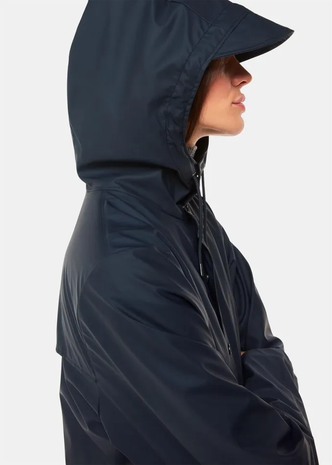 Women Coats and Jackets Whistles Navy Rains Long Jacket