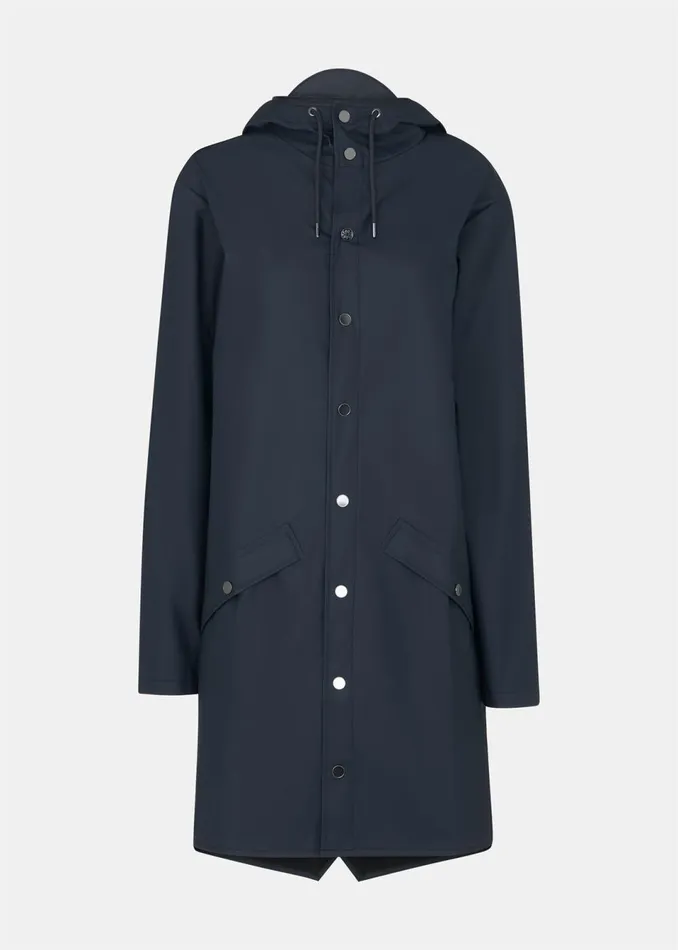 Women Coats and Jackets Whistles Navy Rains Long Jacket
