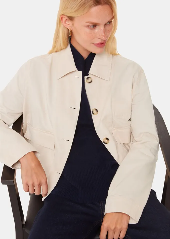 Women Coats and Jackets Whistles Stone Marie Casual Jacket
