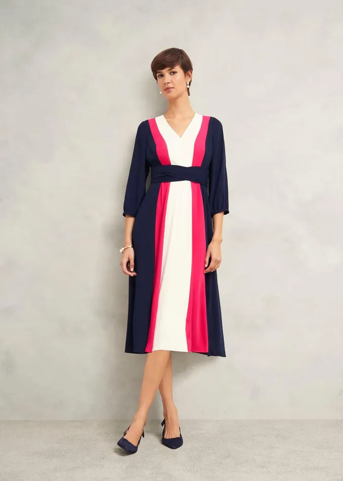 Women Cora Colour Block Dress Multi Hobbs Dresses and Jumpsuits