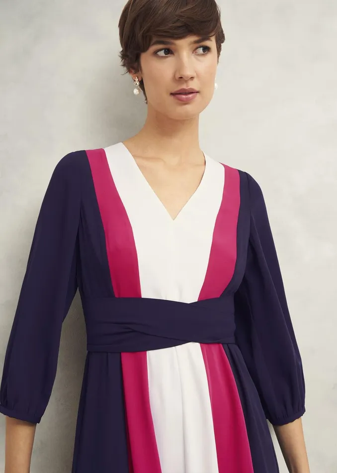 Women Cora Colour Block Dress Multi Hobbs Dresses and Jumpsuits
