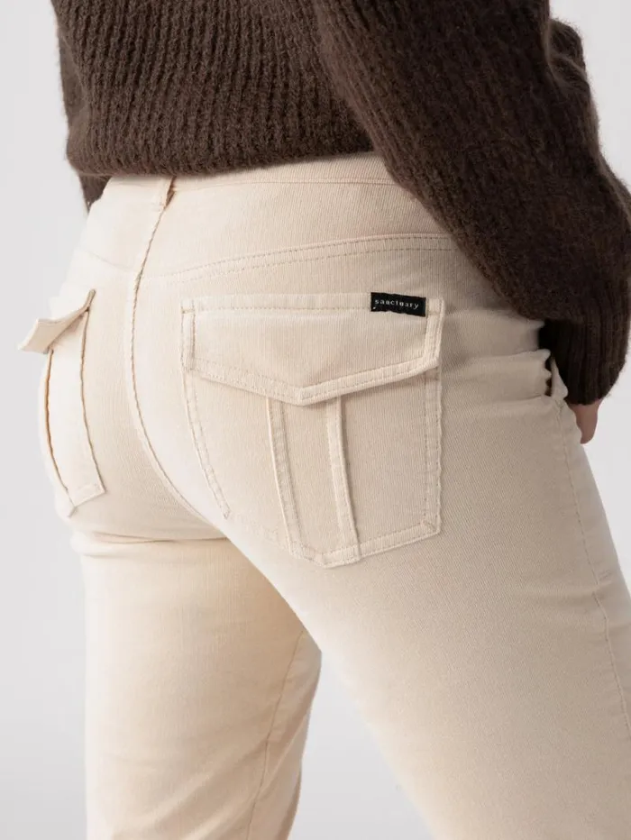Women Corduroy Hayden Bootcut Standard Rise Pant Toasted Almond Sanctuary Clothing Pants
