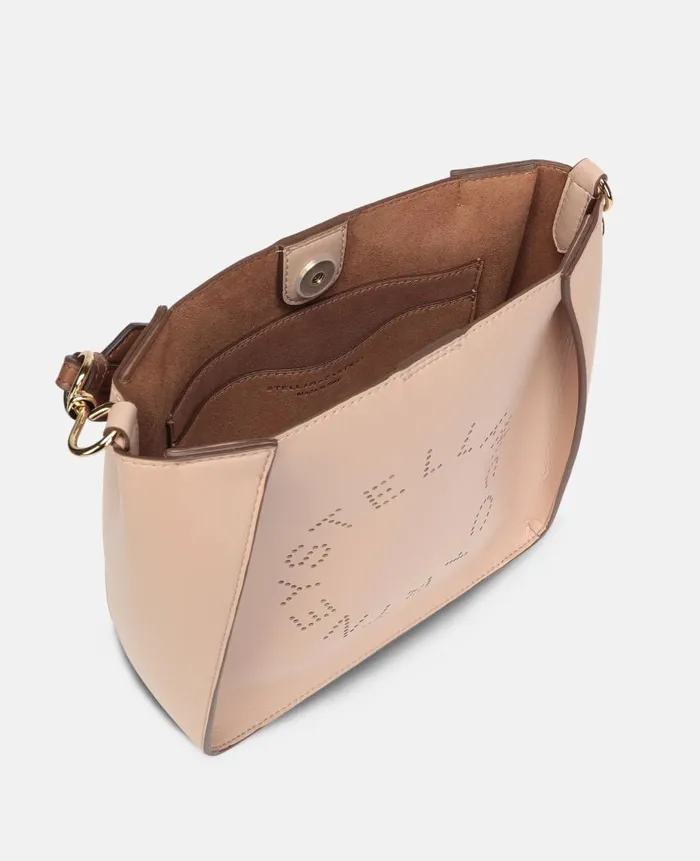 Women Crossbody Bags Stella McCartney Logo Crossbody Bag Powder