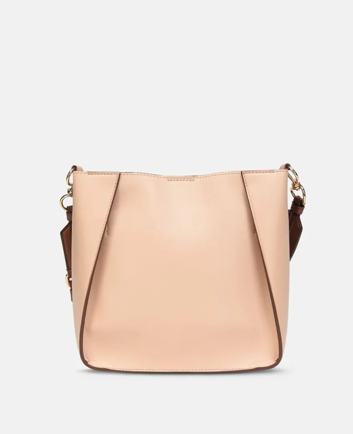 Women Crossbody Bags Stella McCartney Logo Crossbody Bag Powder