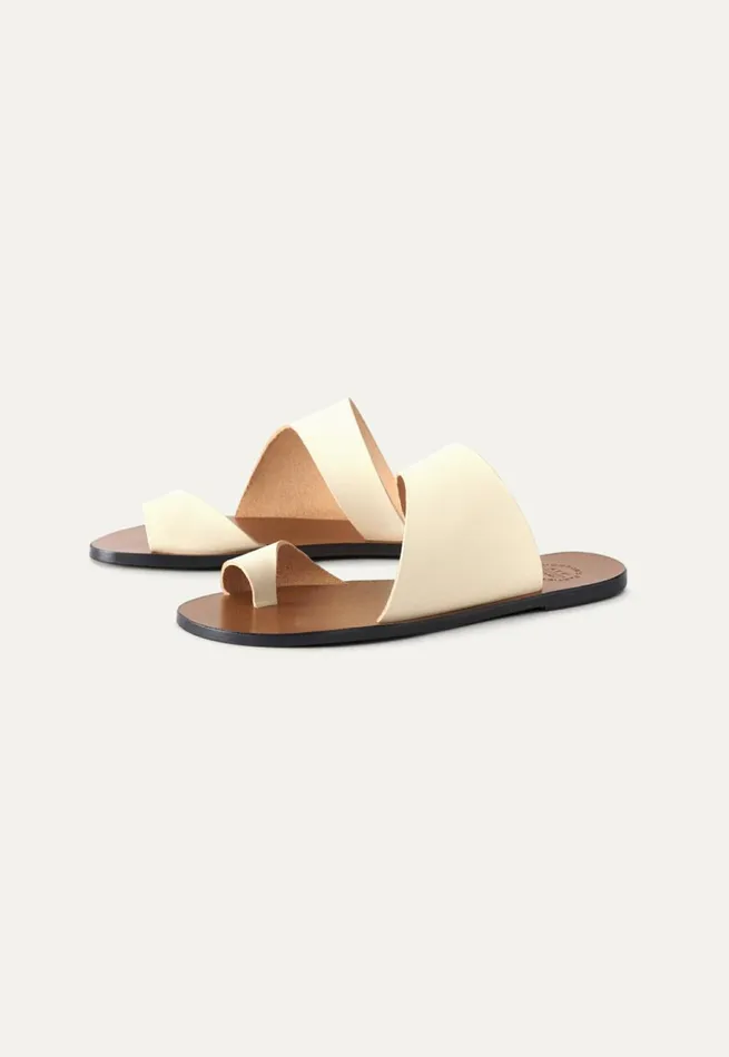 Women Cutaway Sandals Linen Poetry Fashion Footwear