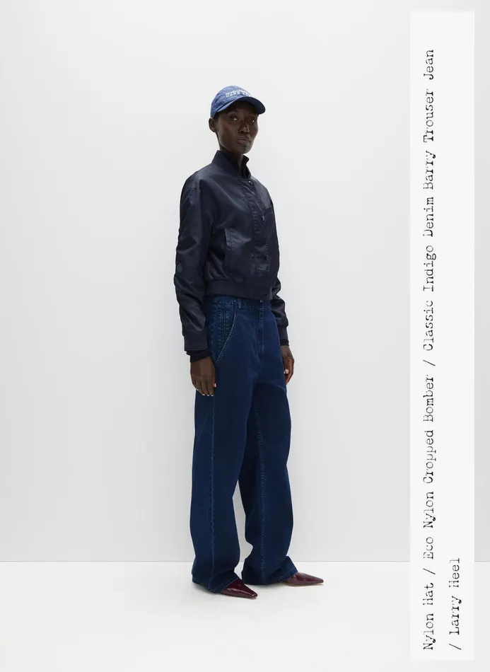 Women Denim Tibi Classic Indigo Denim Barry Jean Indigo