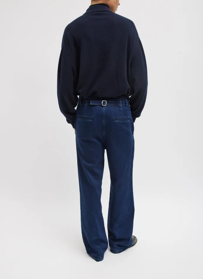Women Denim Tibi Classic Indigo Denim Barry Jean Indigo