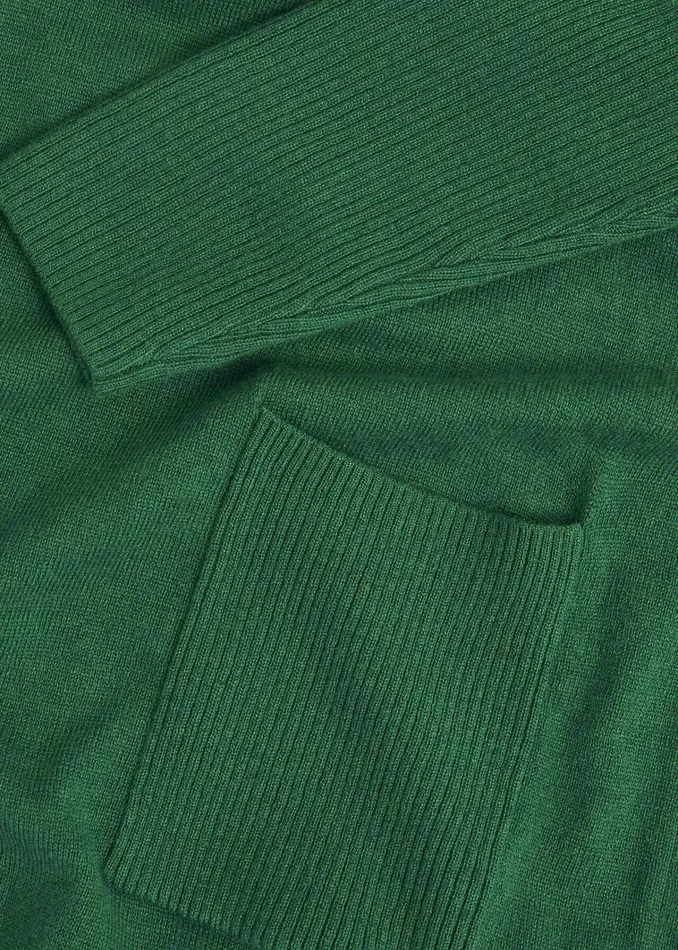 Women Devora Knitted Dress With Cashmere Verdent Green Hobbs Dresses and Jumpsuits