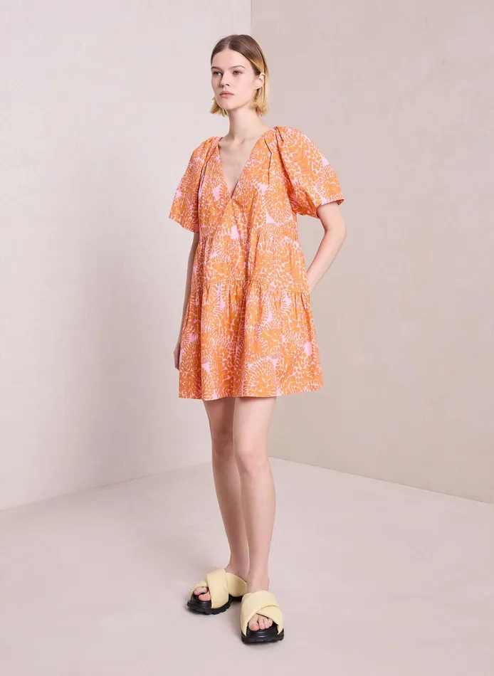 Women Dresses ALC Camila Cotton Mini Dress Citrouillerose Combo