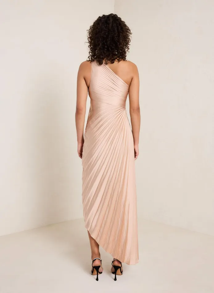 Women Dresses ALC Delfine Satin Pleated Dress Bella