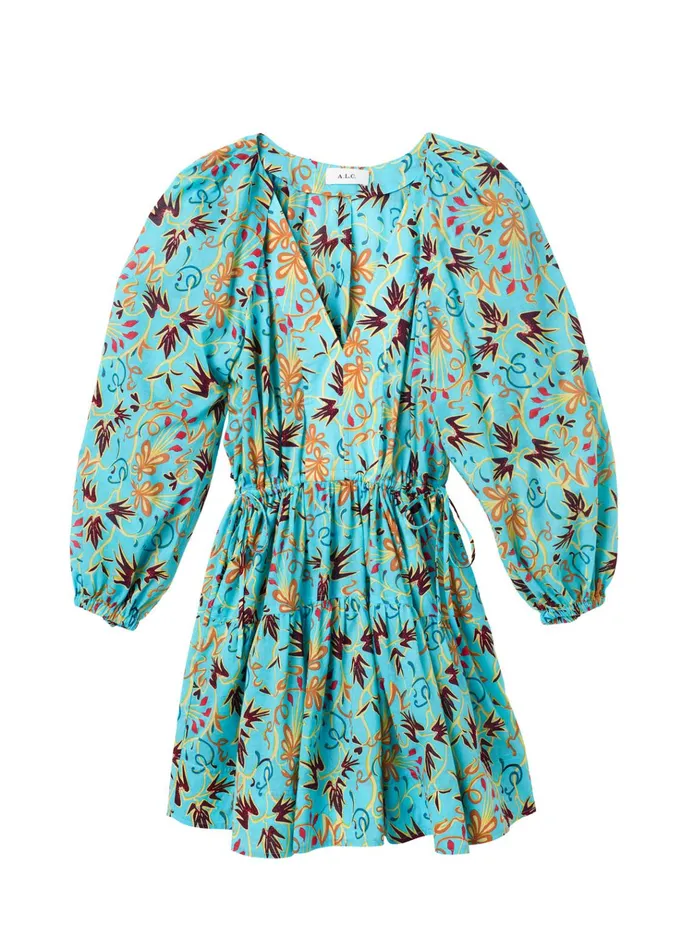 Women Dresses ALC Sally Cotton Mini Dress Grotto Multi
