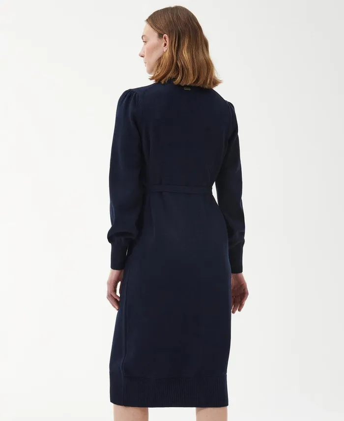 Women Dresses and Skirts Barbour Perch Knitted Midi Dress Classic Navy Women Dresses and Skirts Barbour Perch Knitted Midi Dress Classic Navy