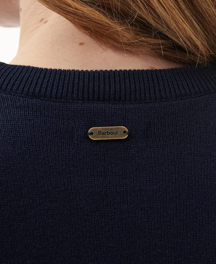 Women Dresses and Skirts Barbour Perch Knitted Midi Dress Classic Navy Women Dresses and Skirts Barbour Perch Knitted Midi Dress Classic Navy