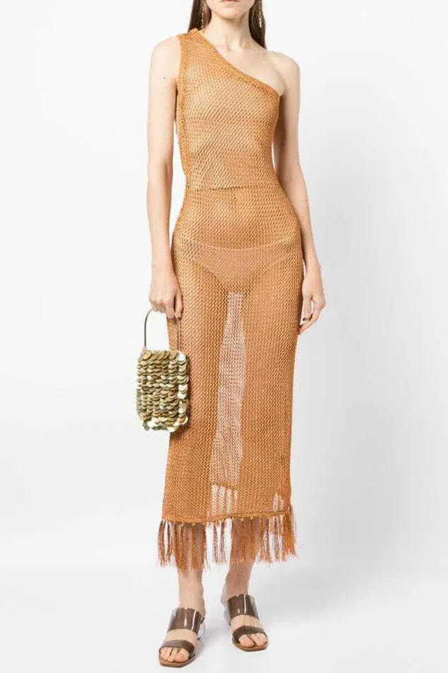 Women Dresses DODO BAR OR HARA DRESS Copper