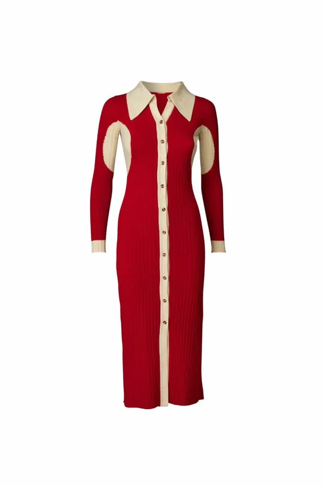 Women Dresses DODO BAR OR Ian Dress Red