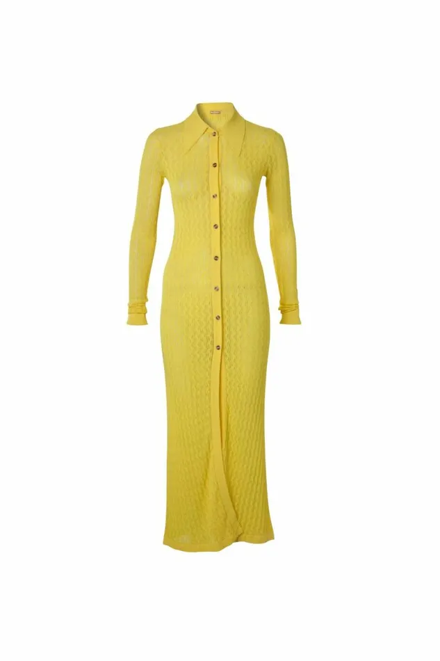 Women Dresses DODO BAR OR June Dress Yellow
