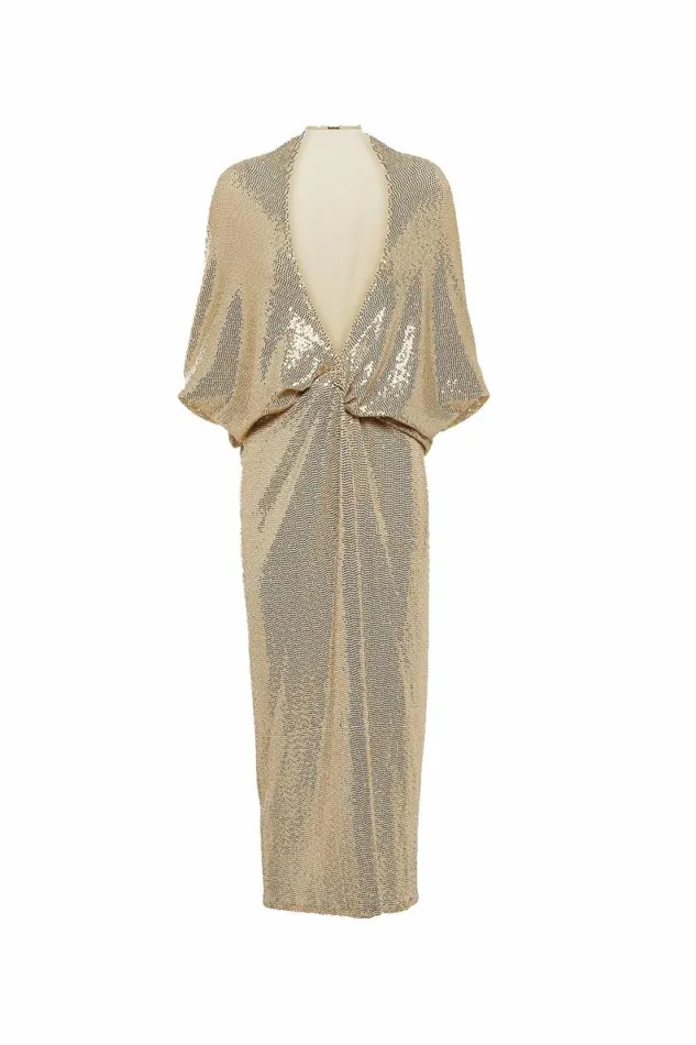 Women Dresses DODO BAR OR Kimel Dress Gold