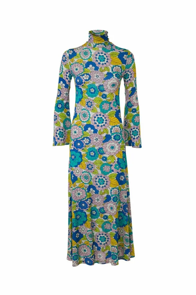 Women Dresses DODO BAR OR Lena Dress F3 Blue