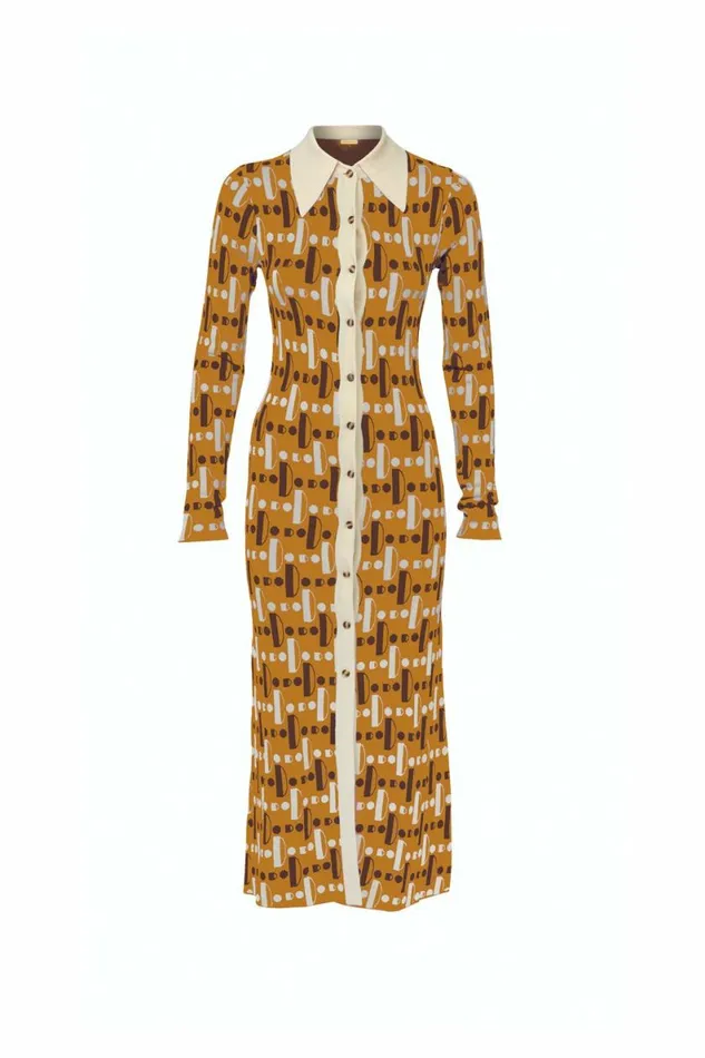 Women Dresses DODO BAR OR Luna Dress Orange Combo