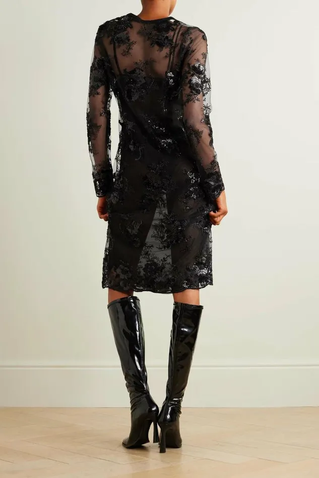 Women Dresses DODO BAR OR OMRI DRESS Black