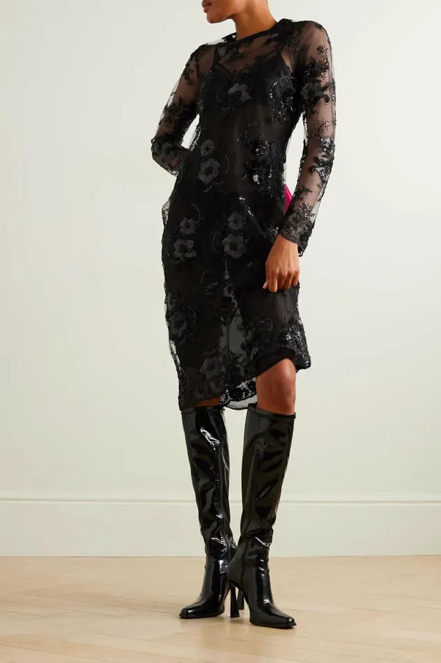 Women Dresses DODO BAR OR OMRI DRESS Black