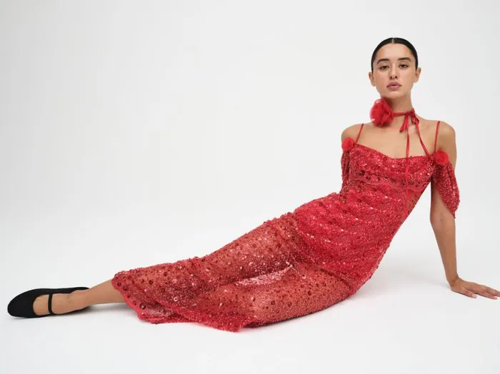 Women Dresses For Love and Lemons Amara Maxi Dress Red Women Dresses For Love and Lemons Amara Maxi Dress Red